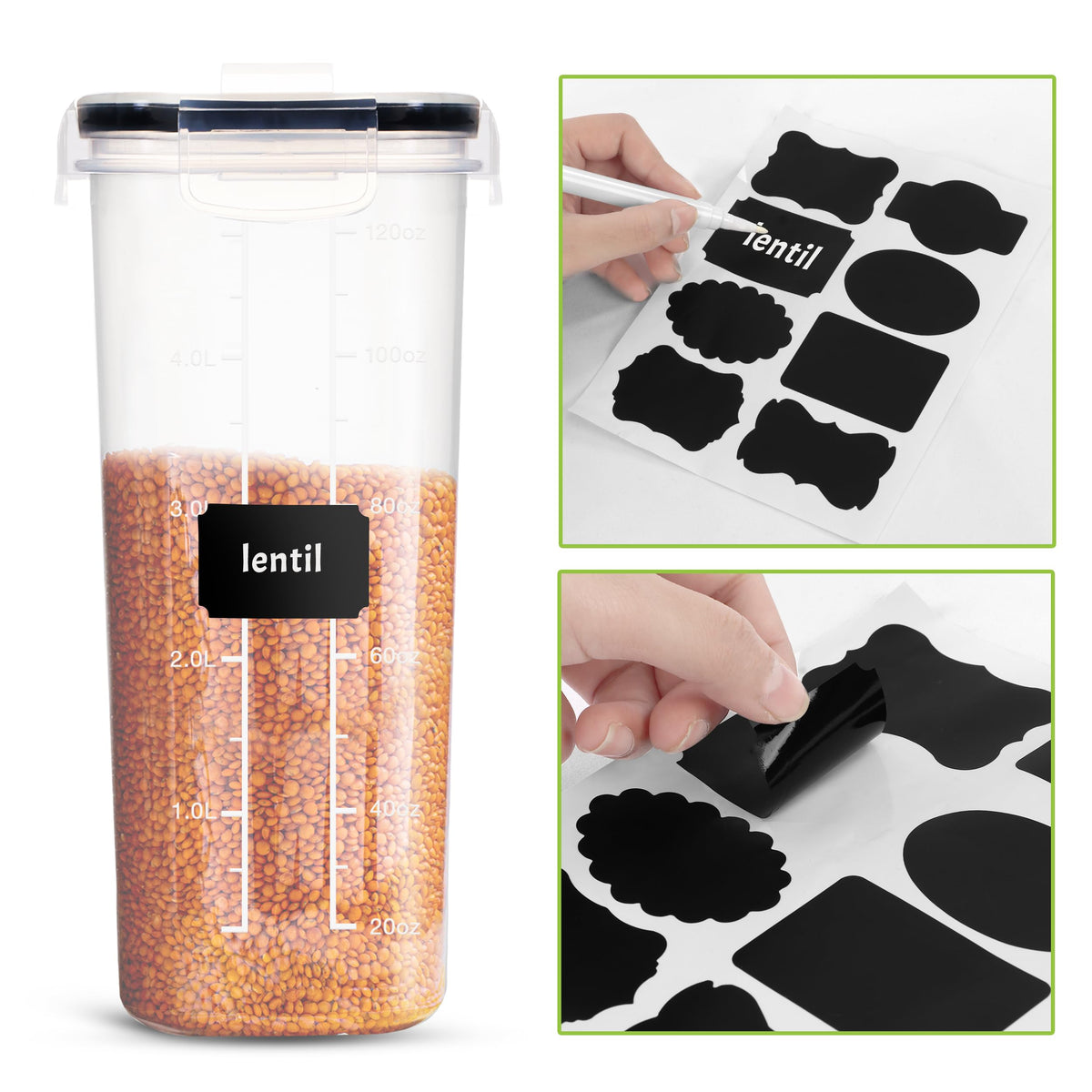 Airtight Cereal Storage Containers