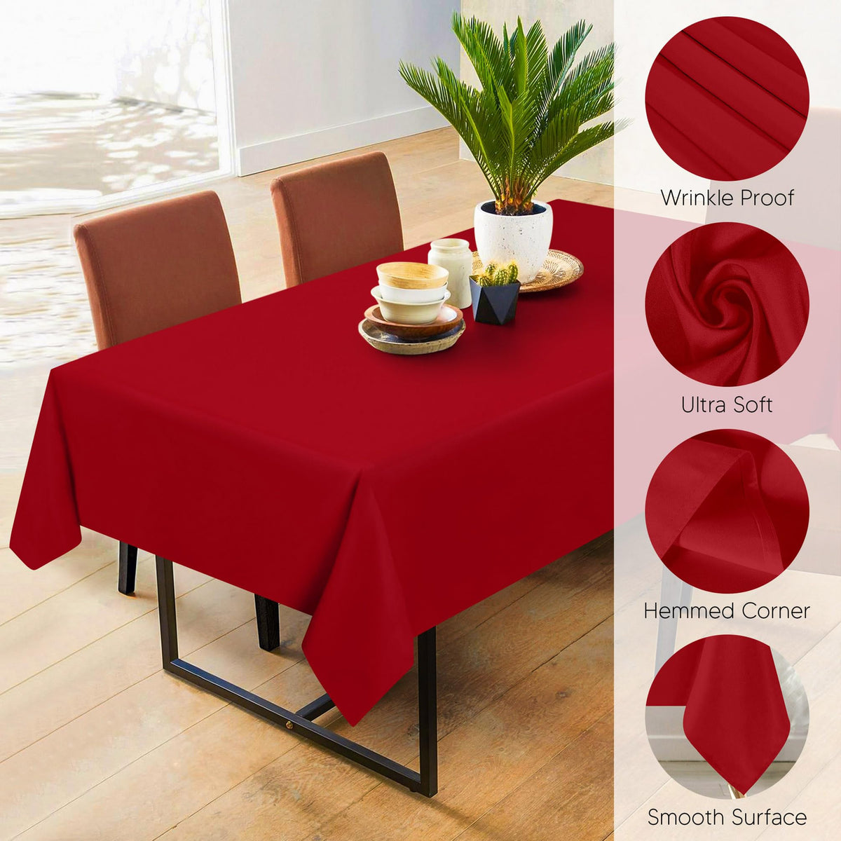 Rectangular Polyester Tablecloth