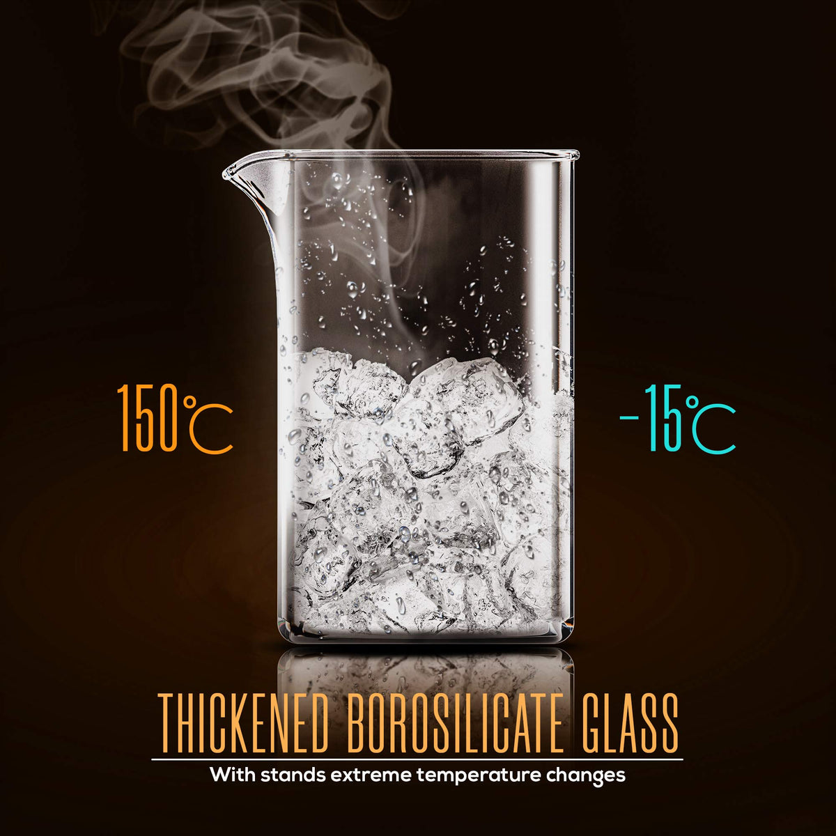 Heat-Resistant Glass Cafetière