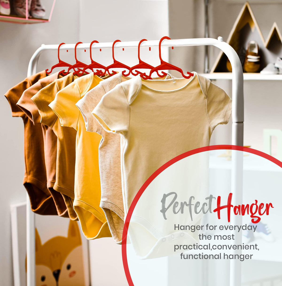 Kids' Plastic Clothes Hangers