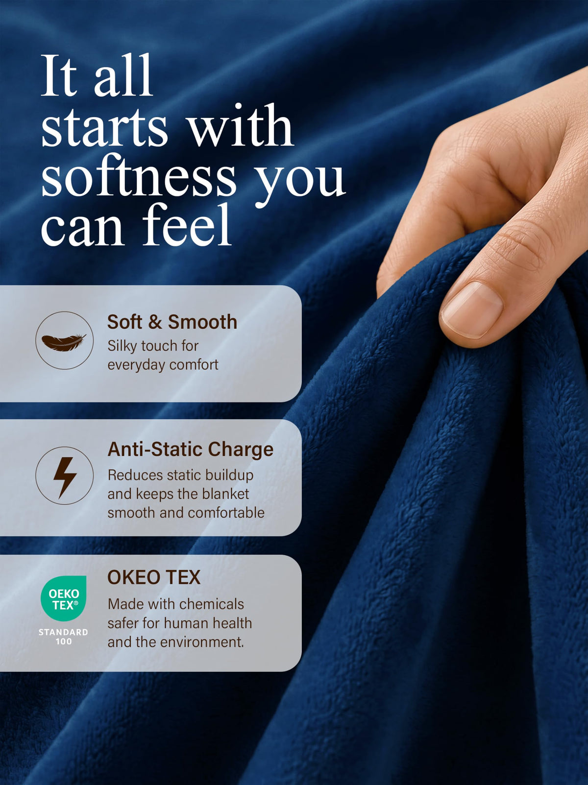VelvetTouch Flannel Fleece Blanket