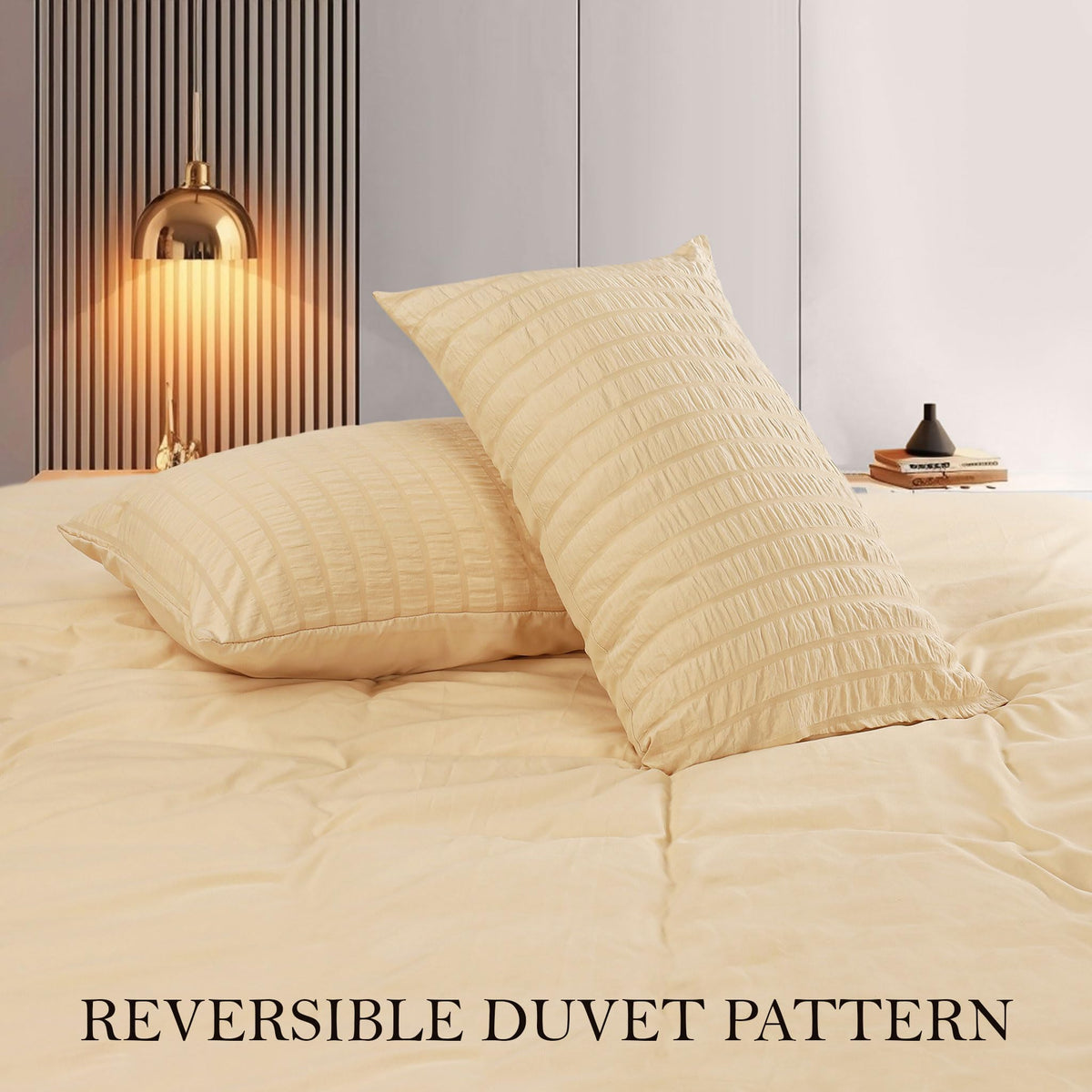 IronFree Seersucker Duvet Cover