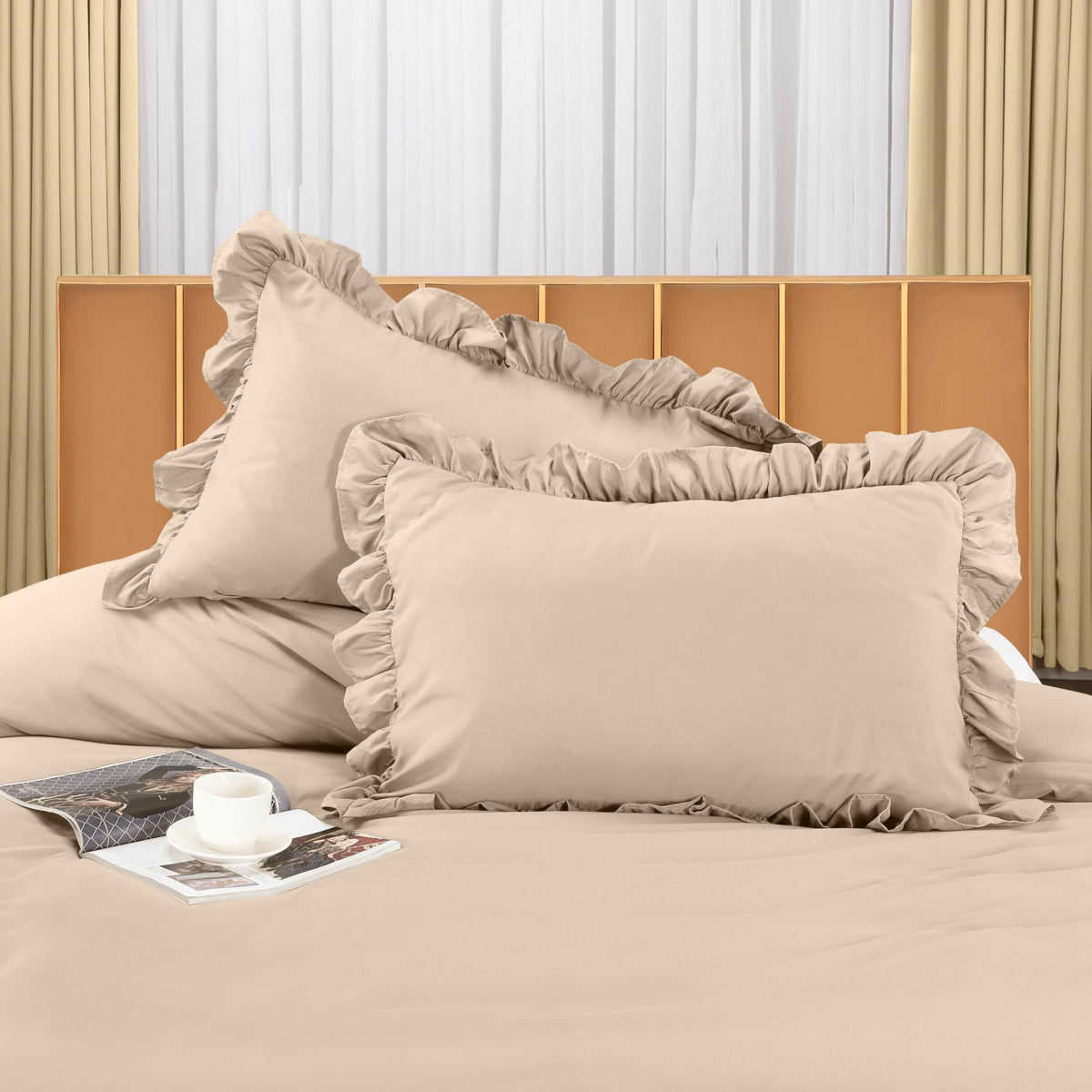 CottageCharm Ruffle Duvet Cover Set