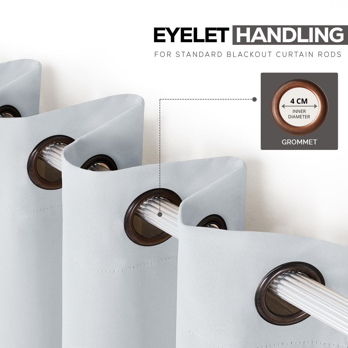 Classic Blackout Eyelet Curtains