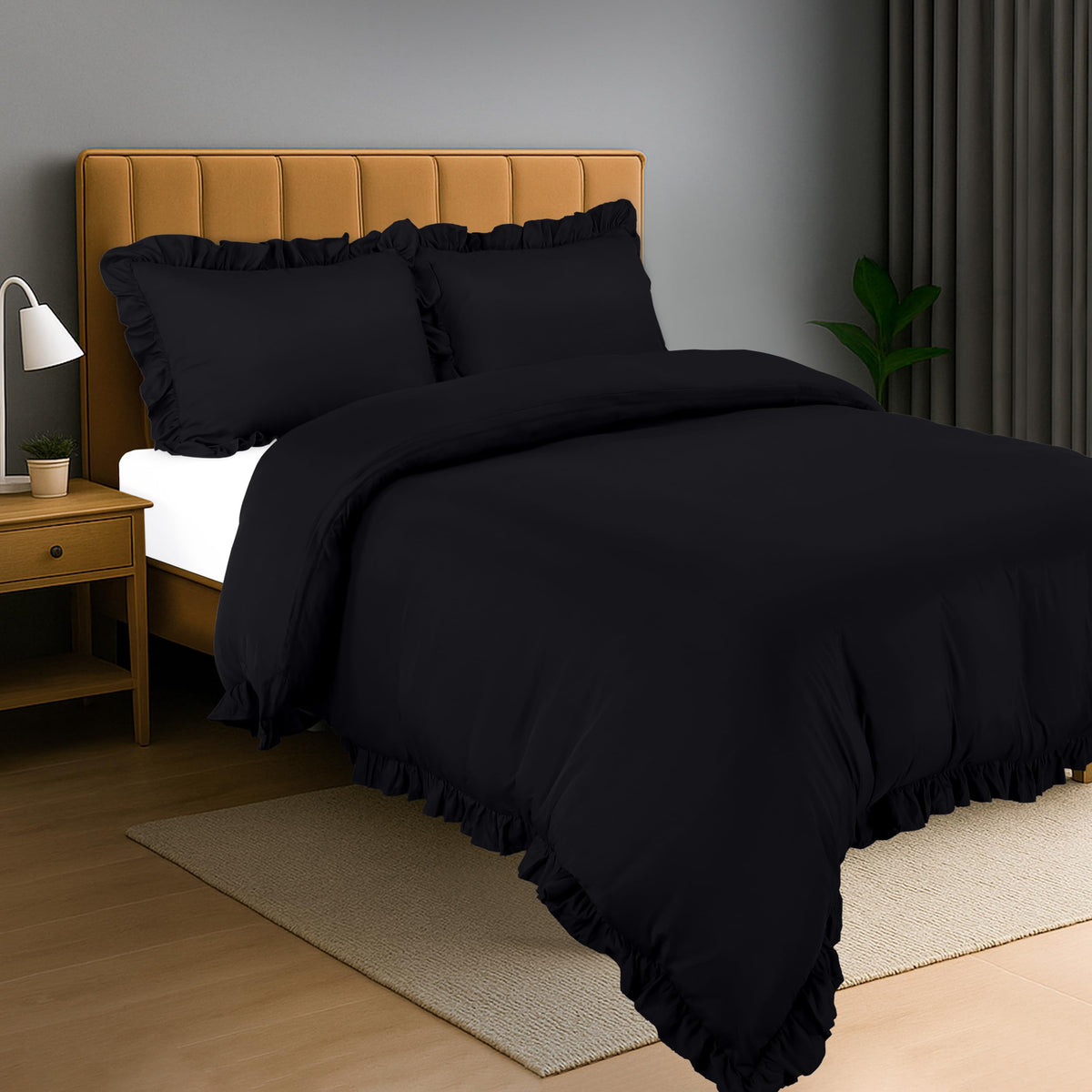 CottageCharm Ruffle Duvet Cover Set
