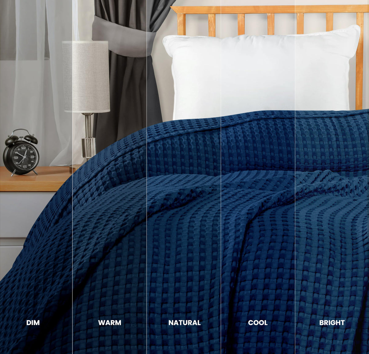 Pure Cotton Waffle Blanket