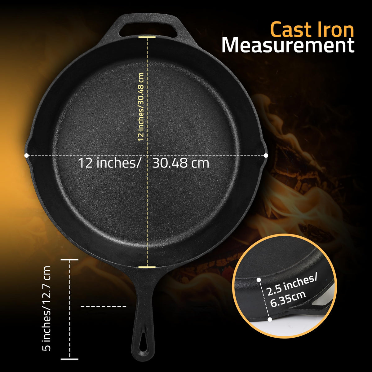 Pre-Seasoned Cast Iron Skillet