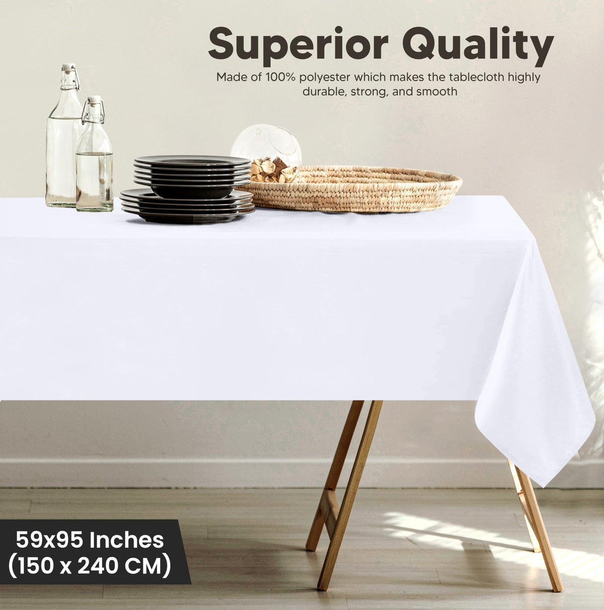 Rectangular Polyester Tablecloth