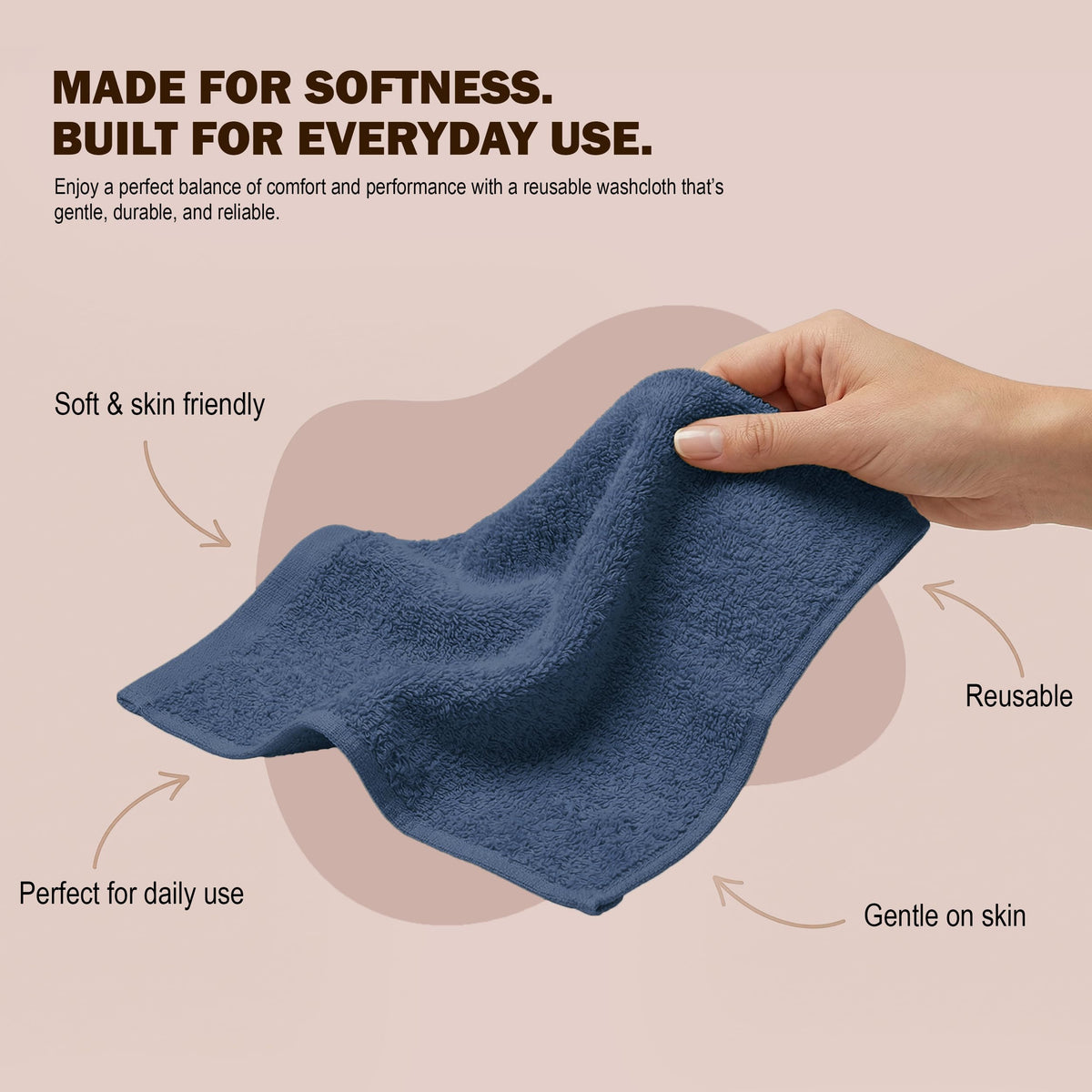 Cotton Flannel Wash Cloth