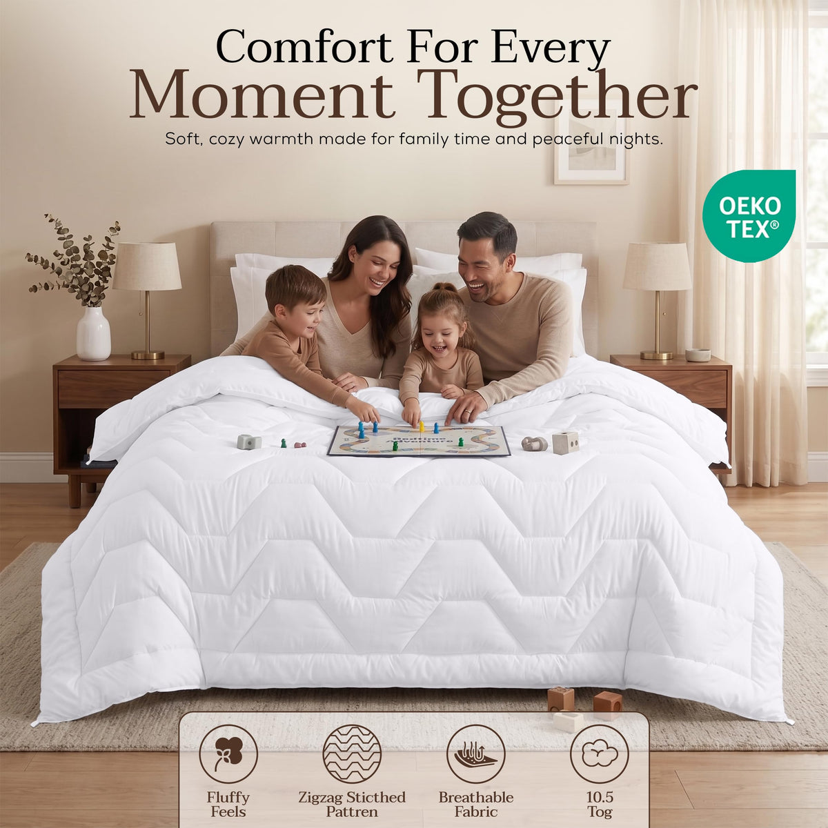 WinterNest Zigzag Stitch Duvet