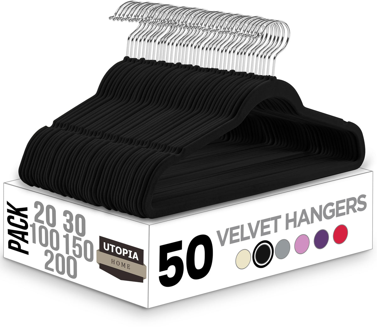 Non-Slip Velvet Clothes Hangers