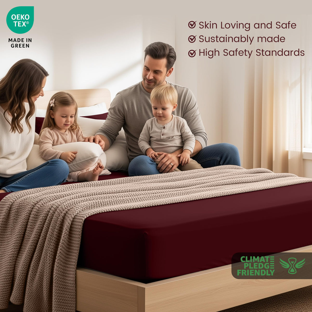 Everyday Soft Deep Fitted Sheet