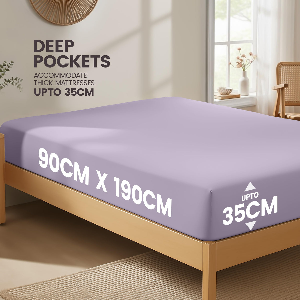 Everyday Soft Deep Fitted Sheet