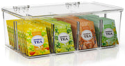 Tea Bag Organiser Box with Lid