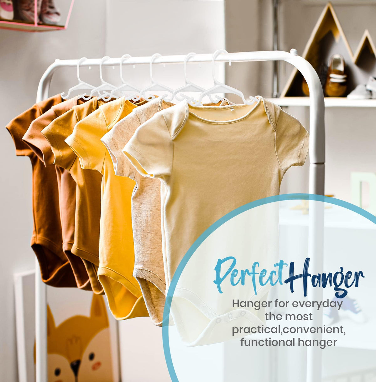 Kids' Plastic Clothes Hangers