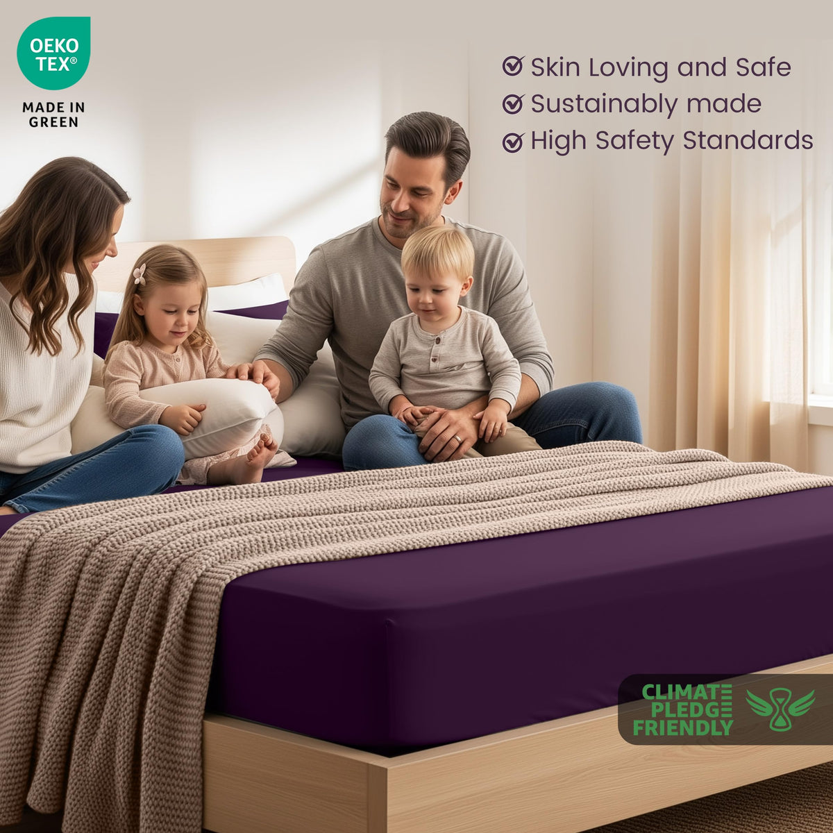 Everyday Soft Deep Fitted Sheet