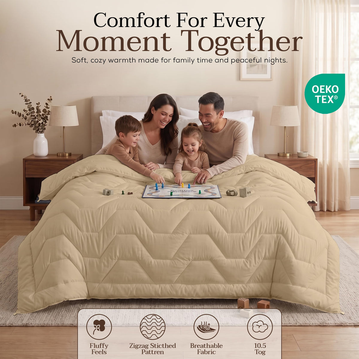 WinterNest Zigzag Stitch Duvet