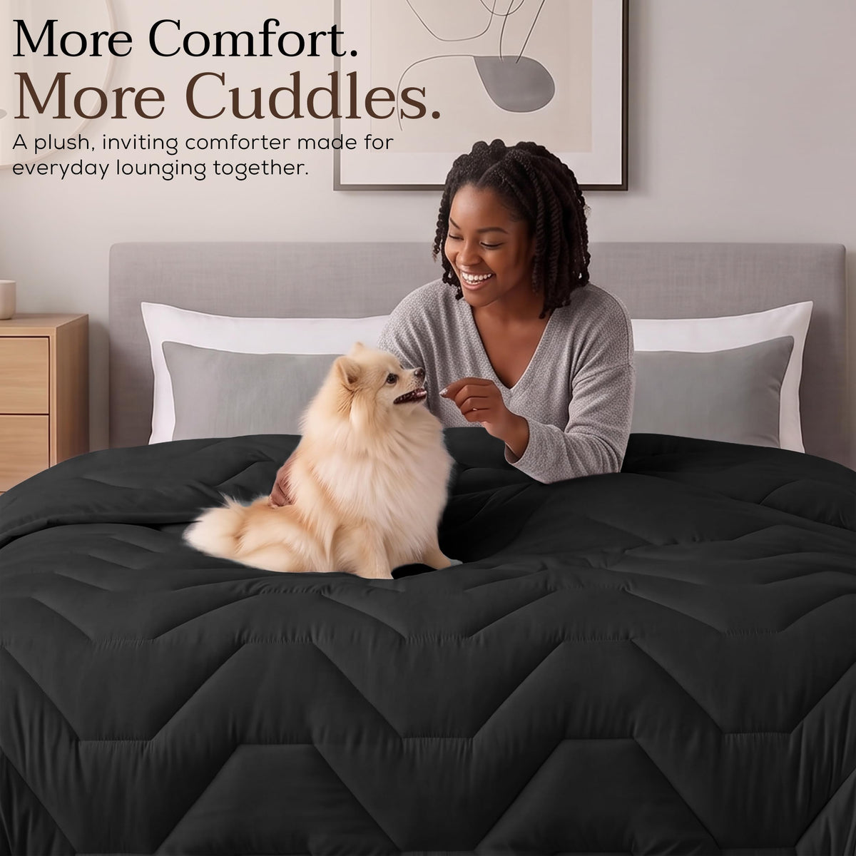 WinterNest Zigzag Stitch Duvet