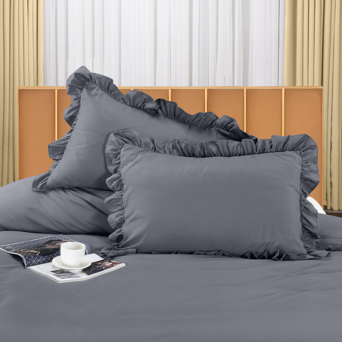 CottageCharm Ruffle Duvet Cover Set