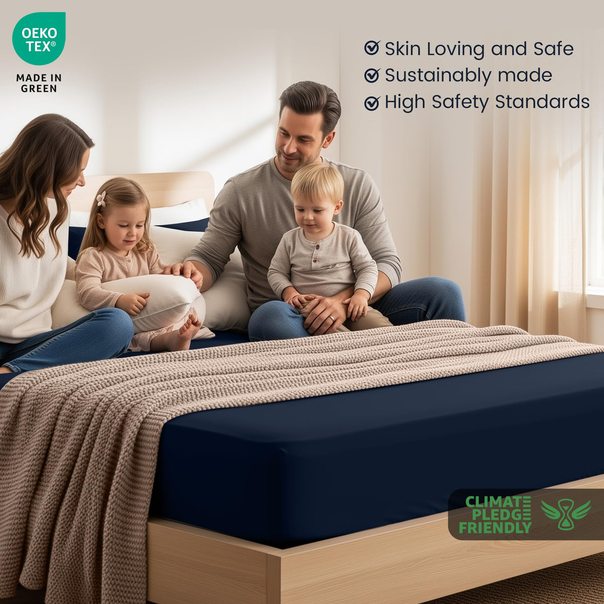 Everyday Soft Deep Fitted Sheet