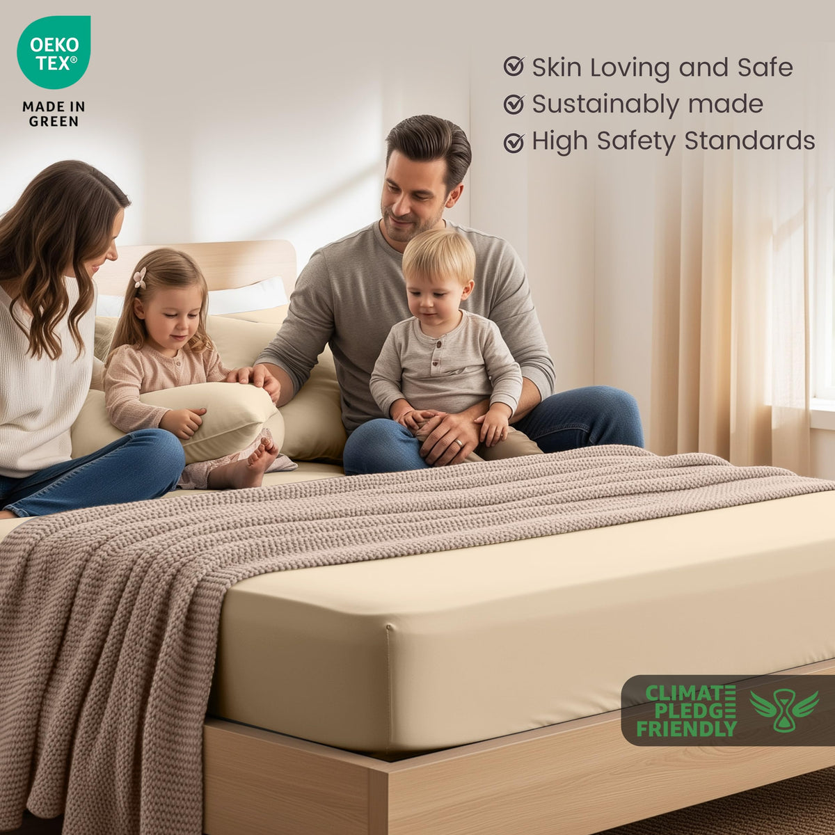 Everyday Soft Deep Fitted Sheet