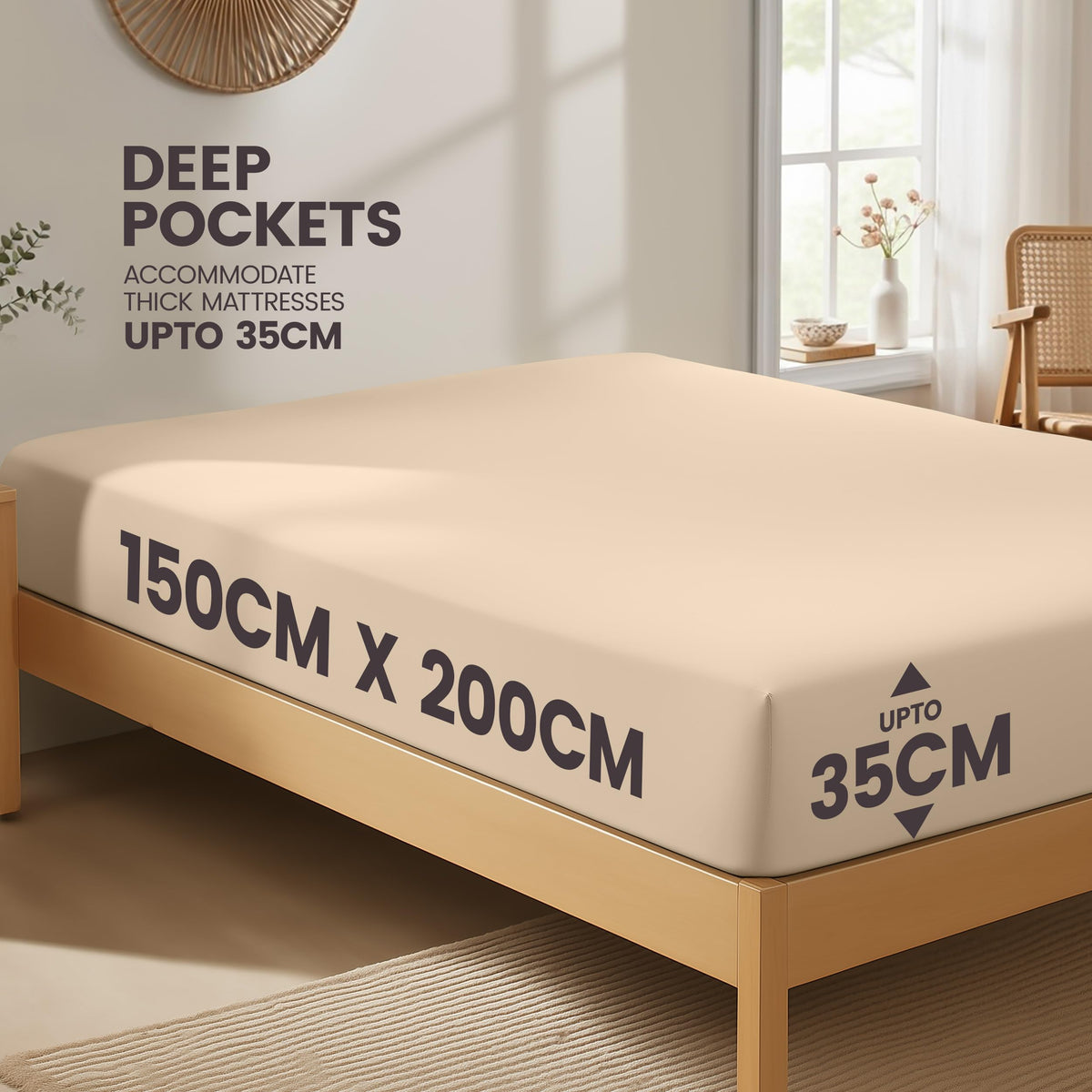 Everyday Soft Deep Fitted Sheet