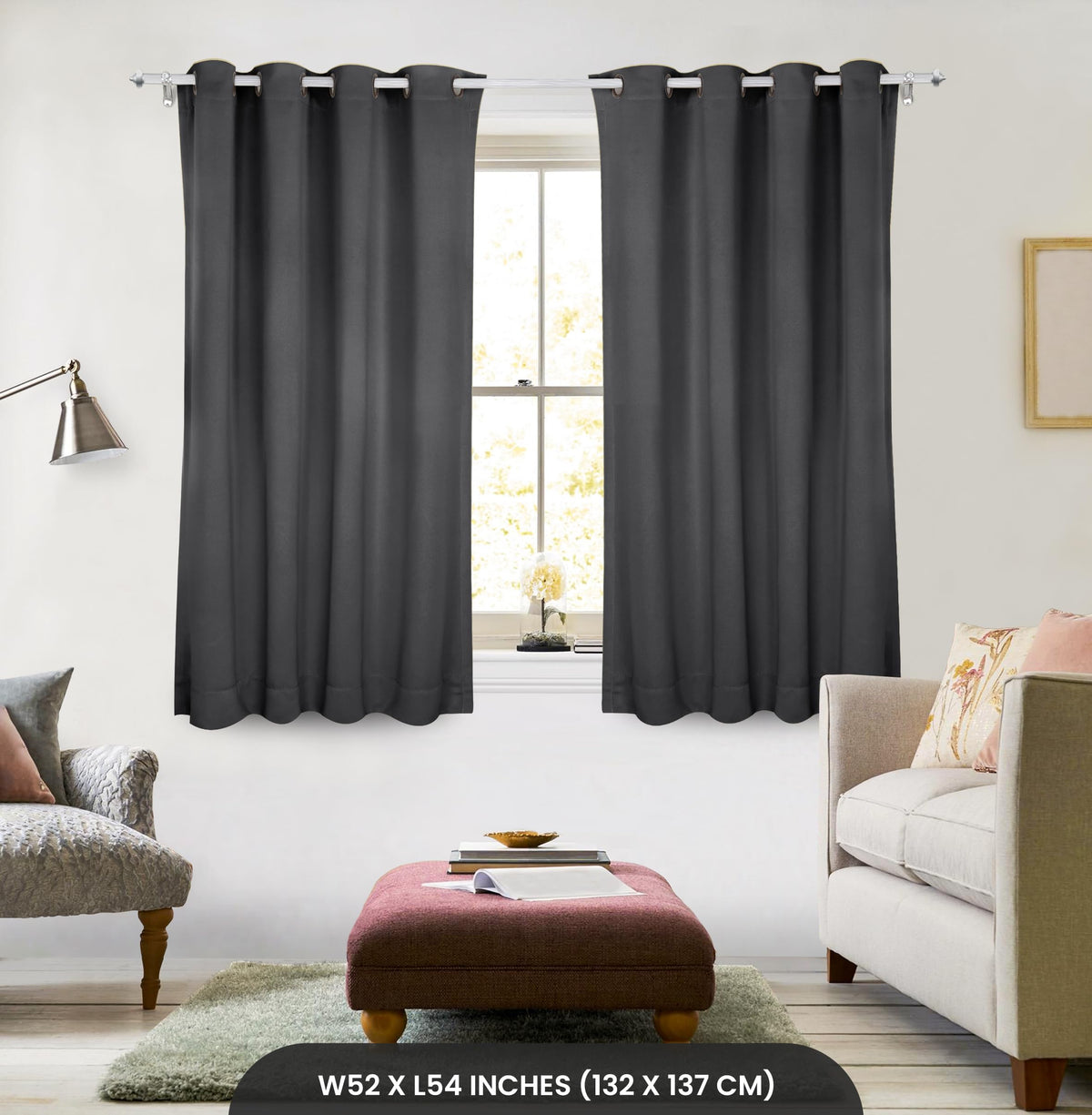 Classic Blackout Eyelet Curtains