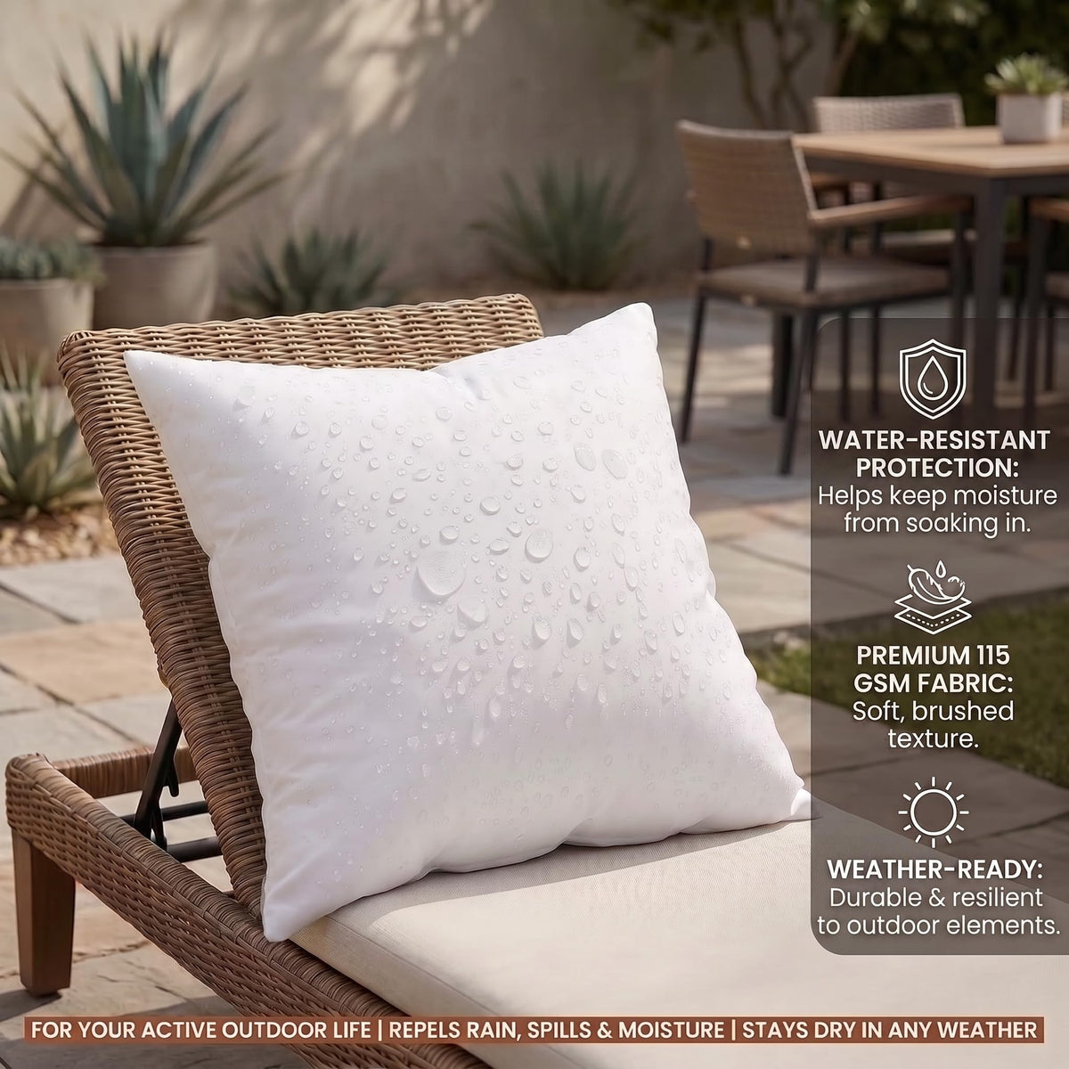 Quick Dry Outdoor Pillow Set