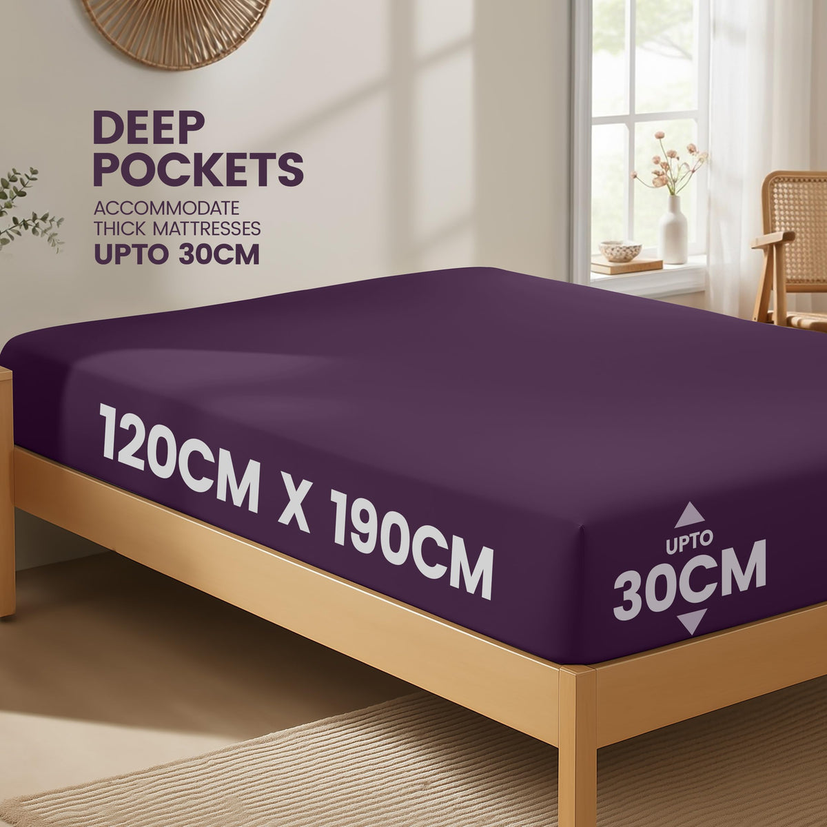 Everyday Soft Deep Fitted Sheet