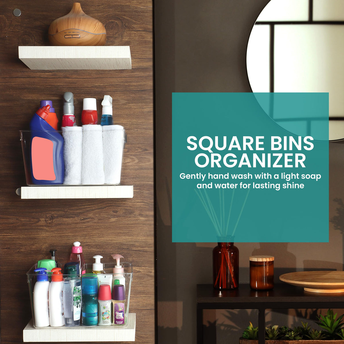Clear Pantry Storage Bins