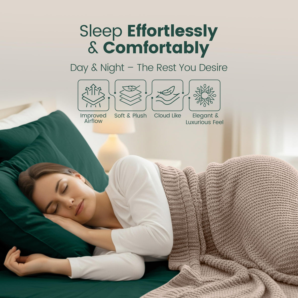 Everyday Soft Deep Fitted Sheet