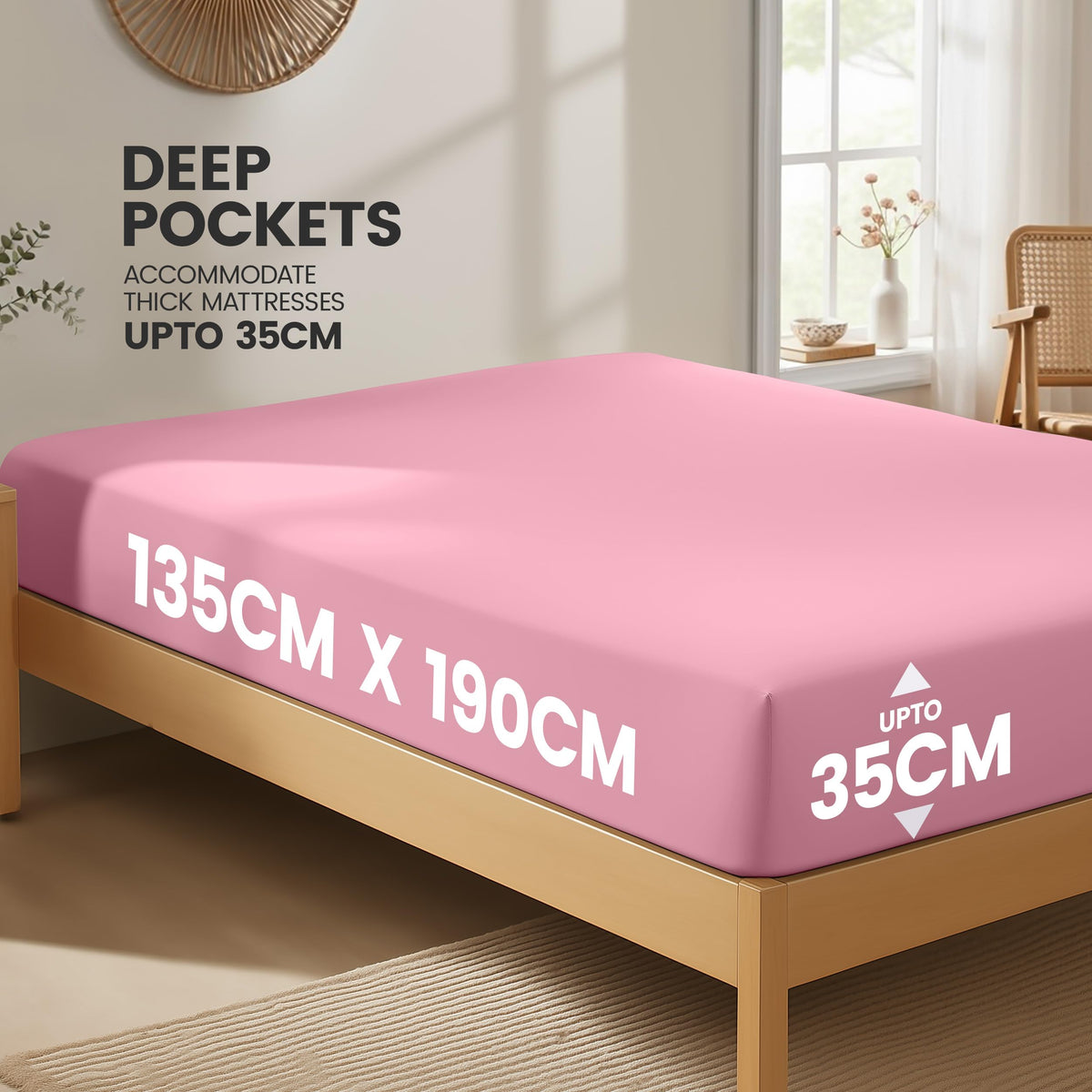 Everyday Soft Deep Fitted Sheet