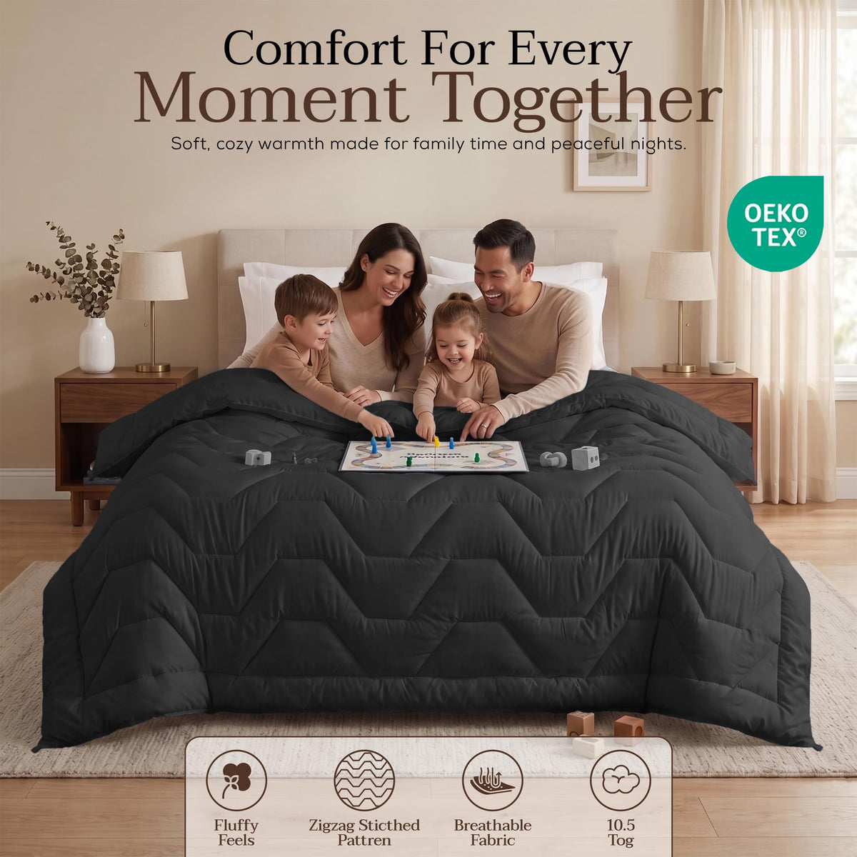 WinterNest Zigzag Stitch Duvet
