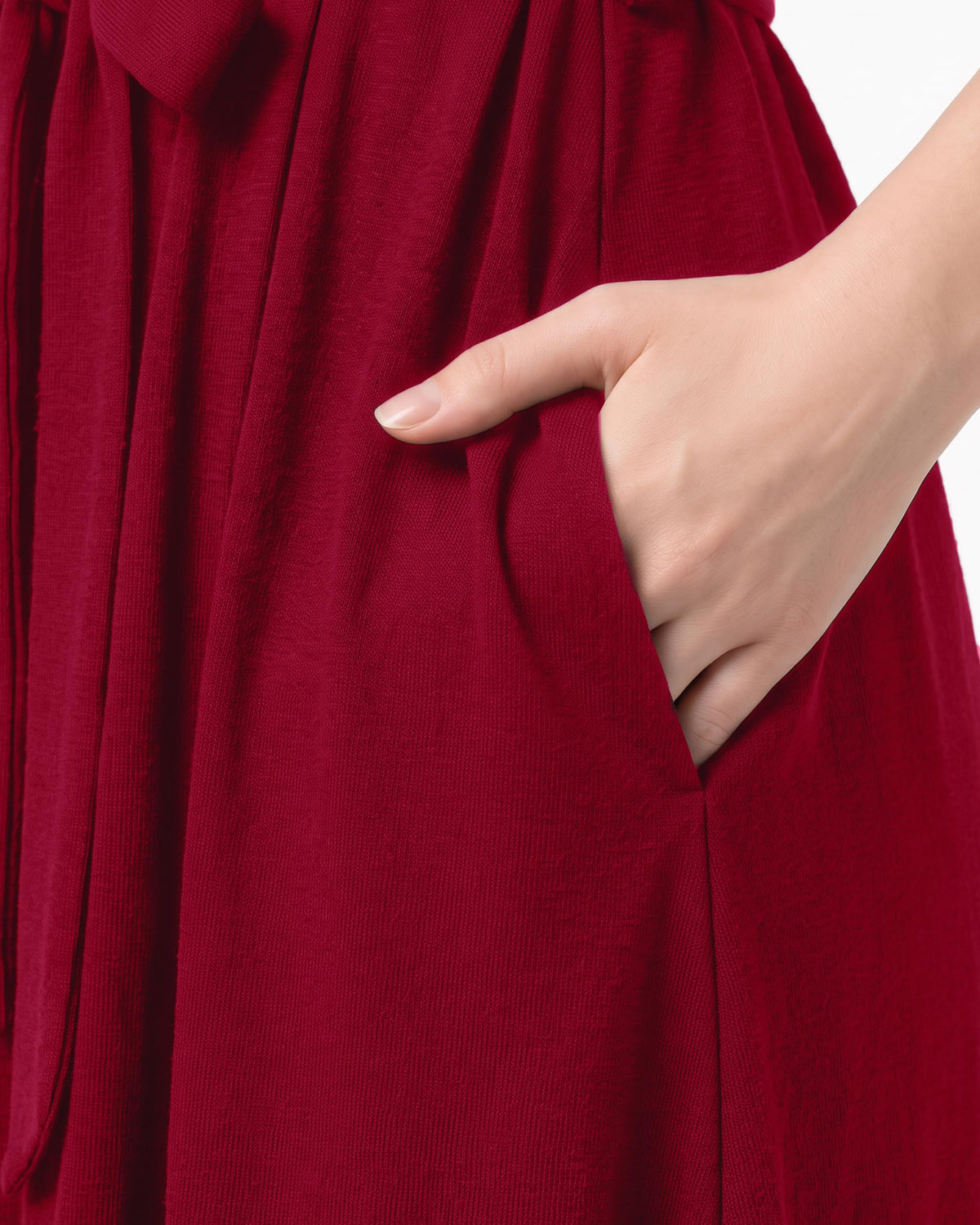 Women's Cotton-Blend Knit Bathrobe