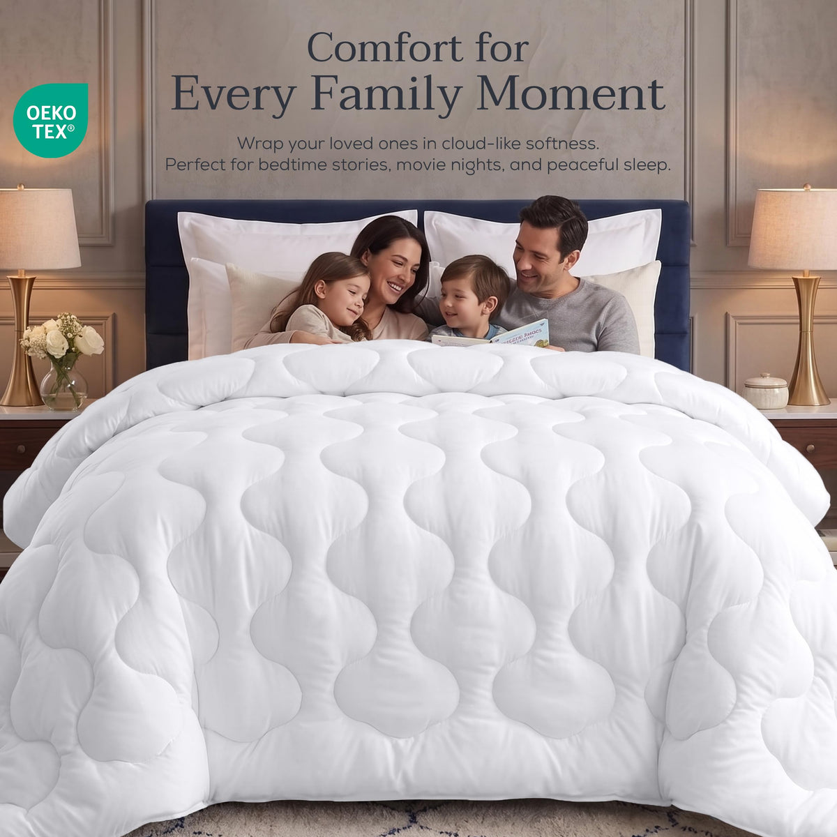 Winter Cloud-Stitched Duvet