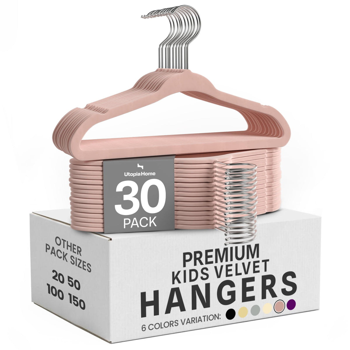 Kids' Velvet Clothes Hangers
