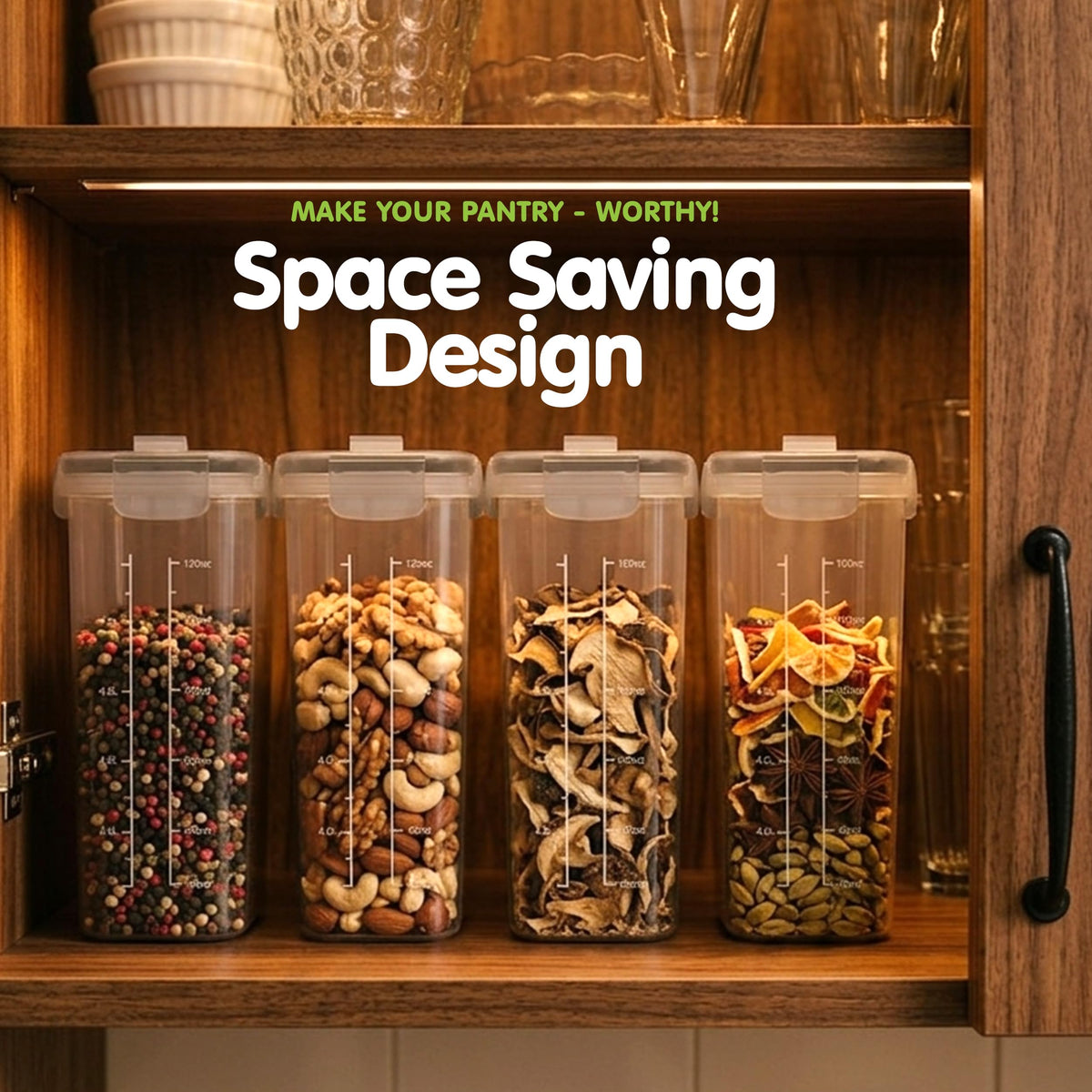 Airtight Cereal Storage Containers
