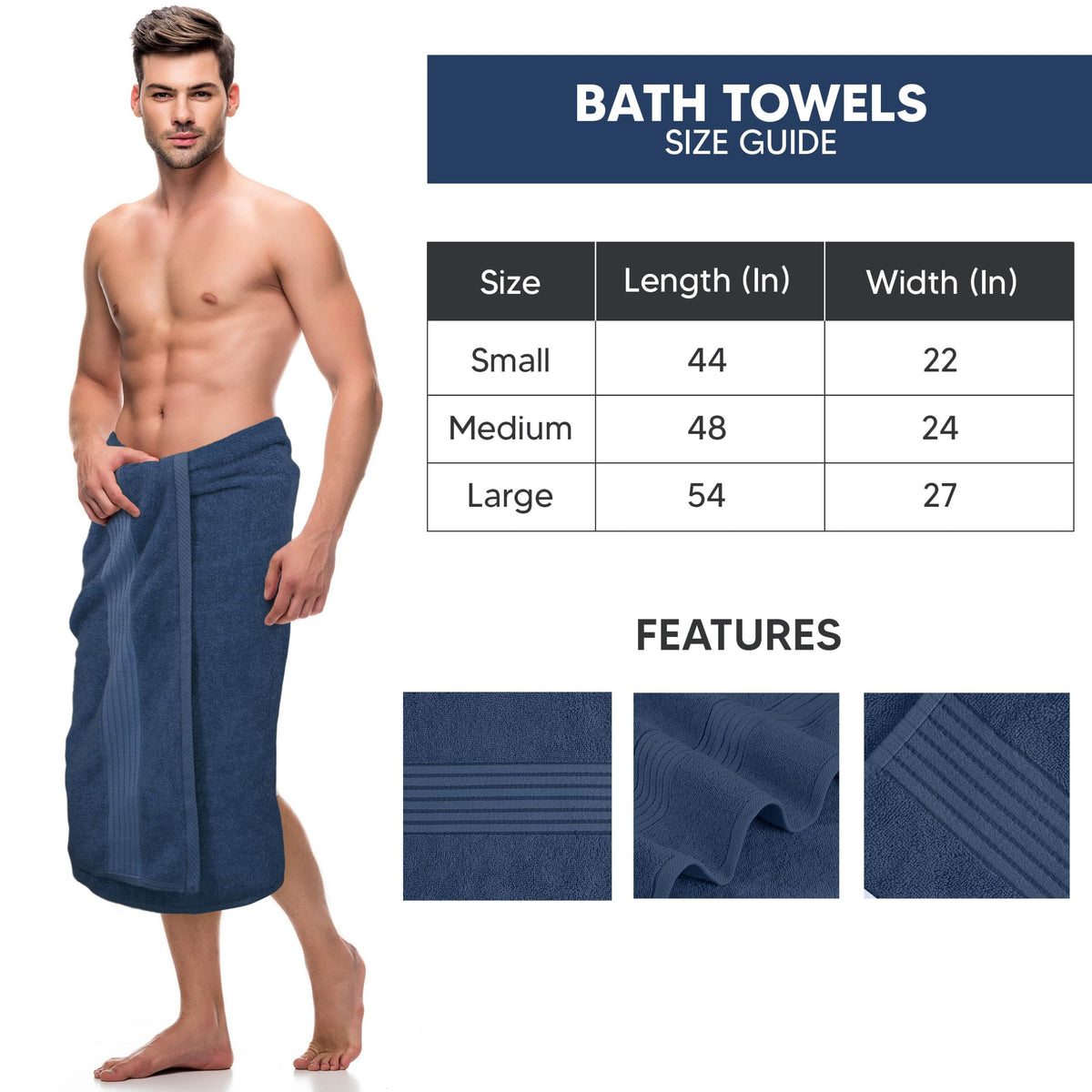 Luxury Cotton Bath Towels