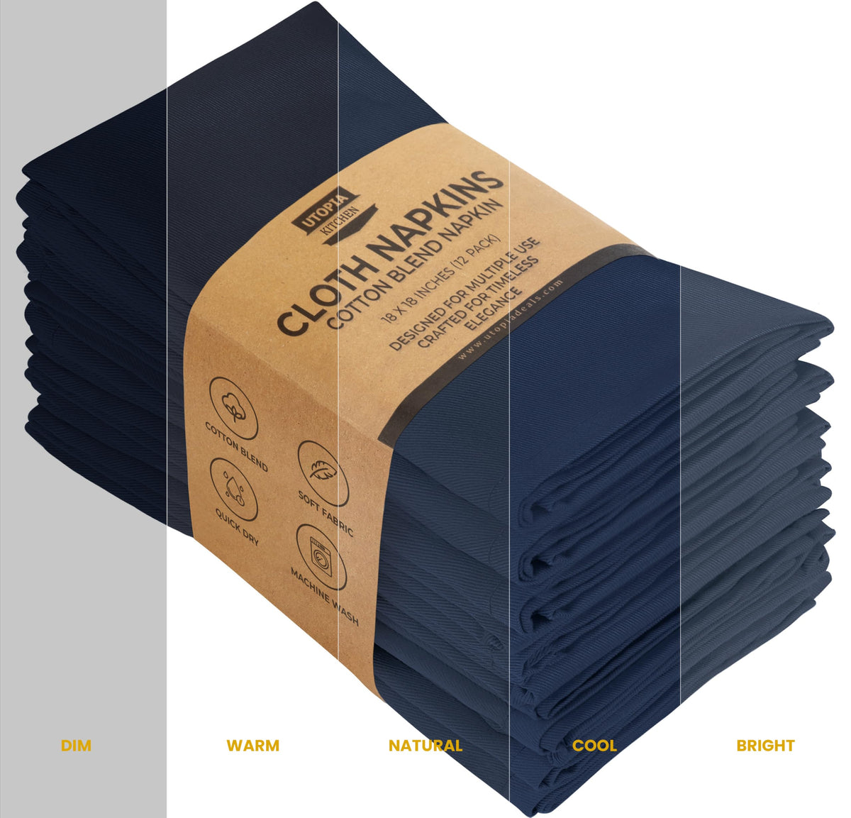 Cotton Blend Dinner Napkins