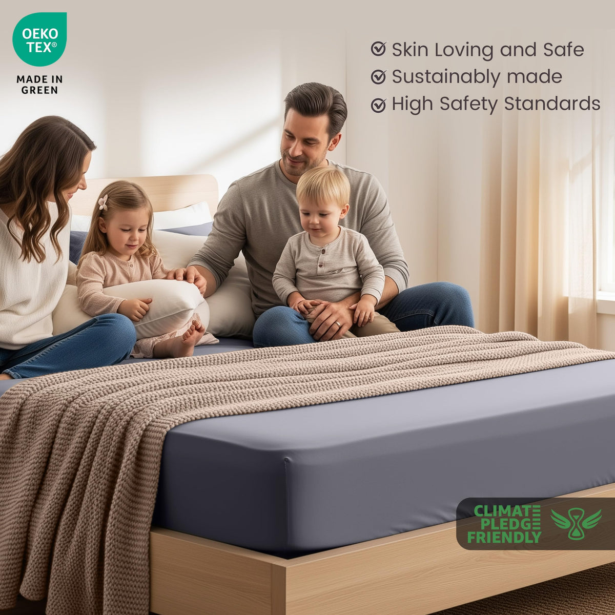 Everyday Soft Deep Fitted Sheet