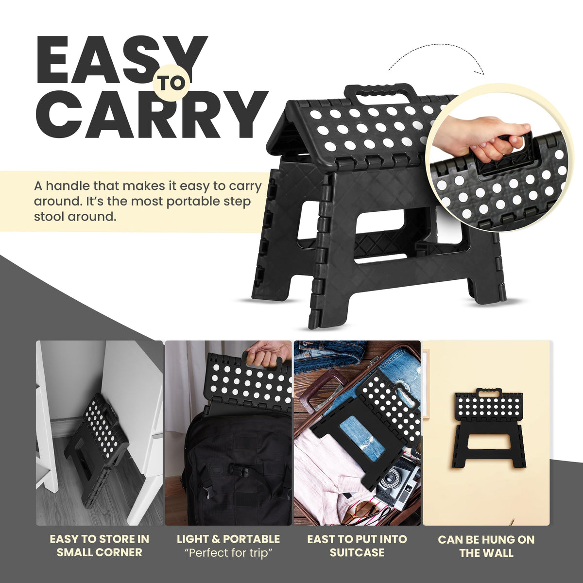 9-Inch Folding Step Stool