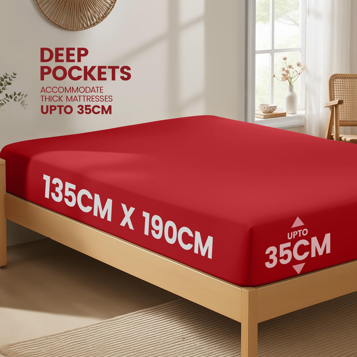 Everyday Soft Deep Fitted Sheet