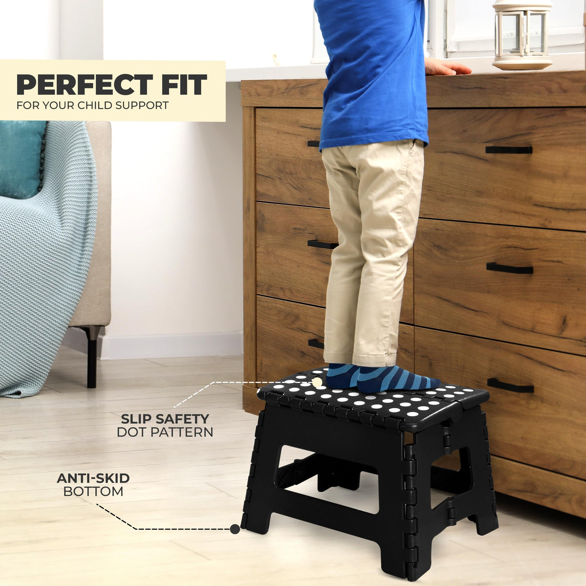 9-Inch Folding Step Stool
