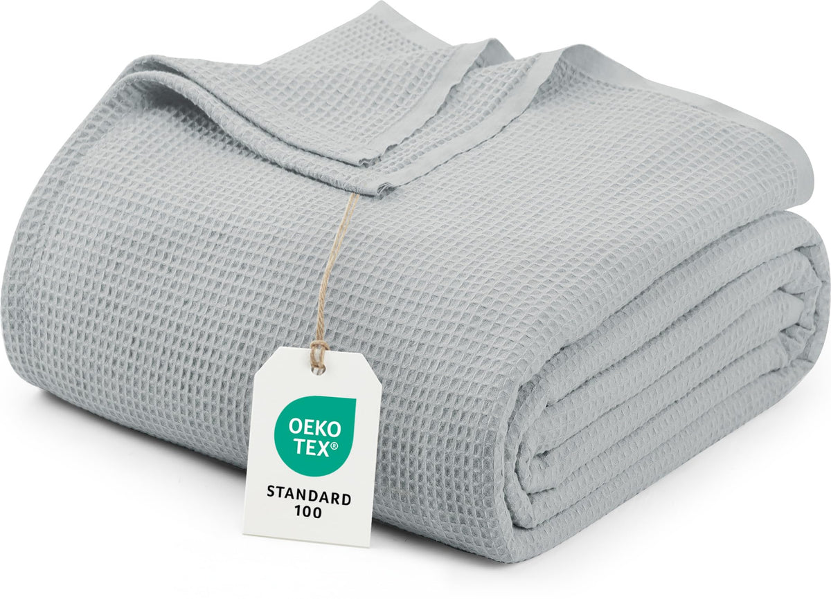 Lightweight Summer Waffle Blanket