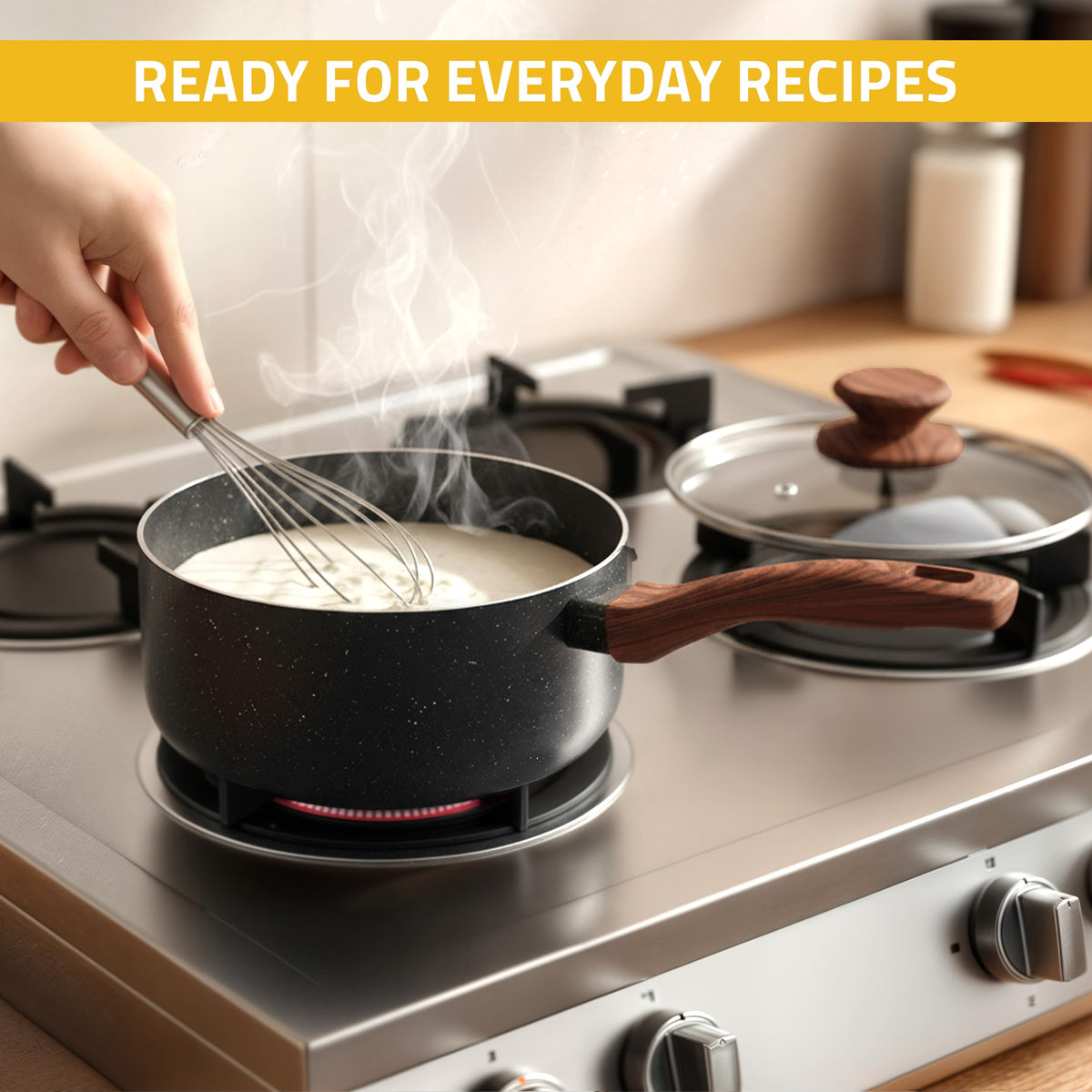 Granite-Effect Non-Stick Cookware Set