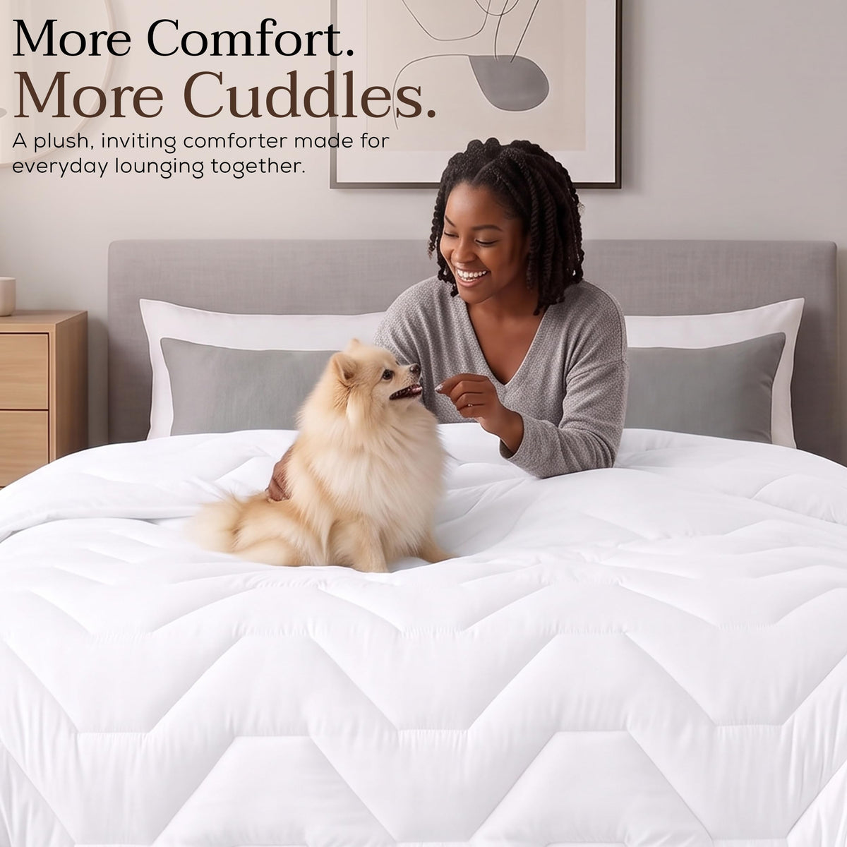 WinterNest Zigzag Stitch Duvet
