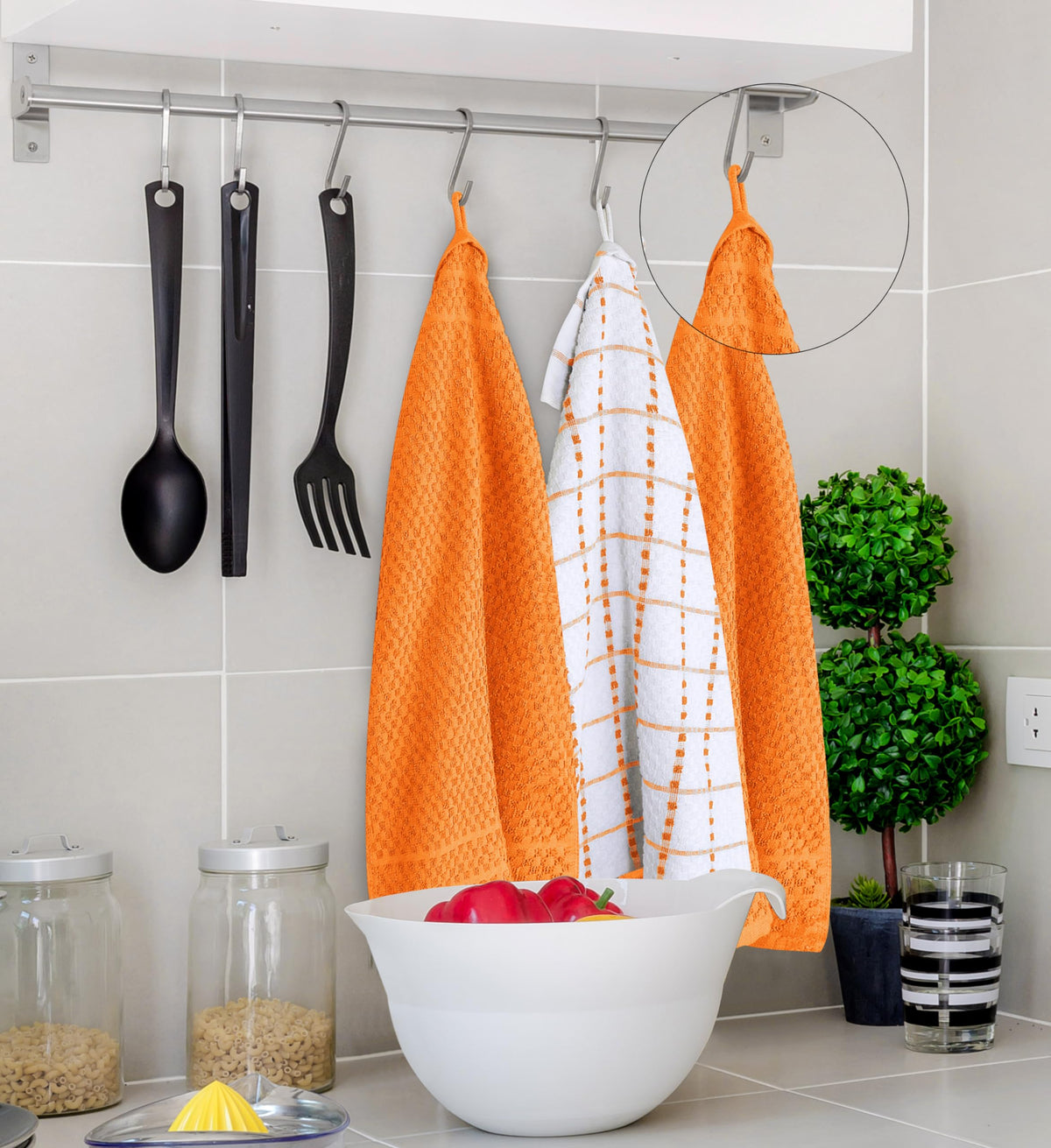 Ring Spun Cotton Kitchen Towels