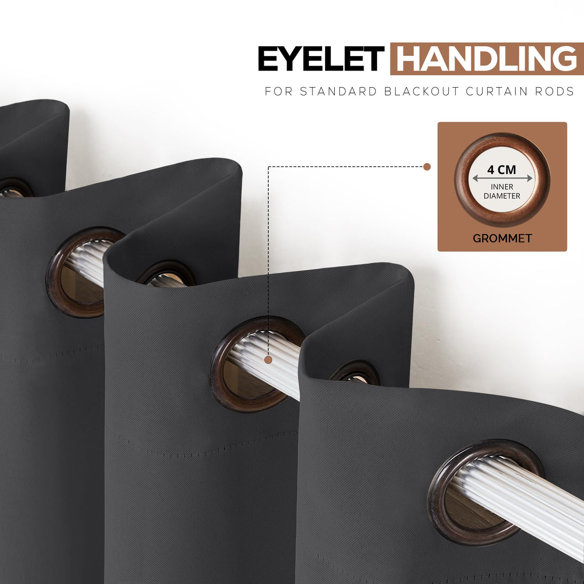 Classic Blackout Eyelet Curtains