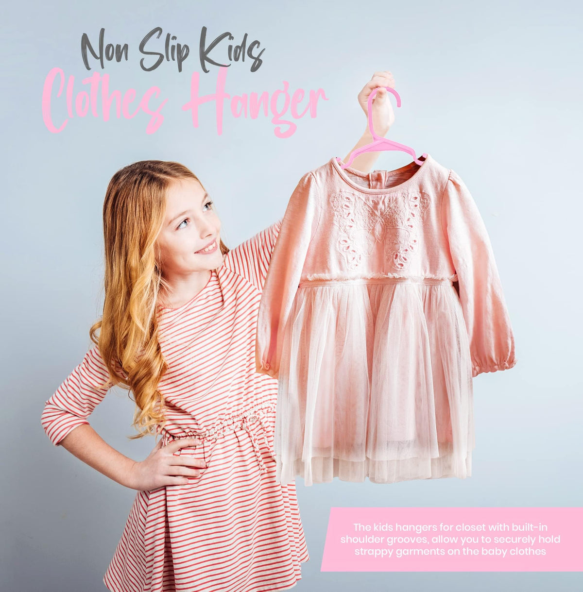Kids' Plastic Clothes Hangers