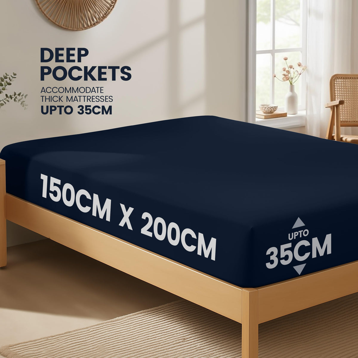 Everyday Soft Deep Fitted Sheet